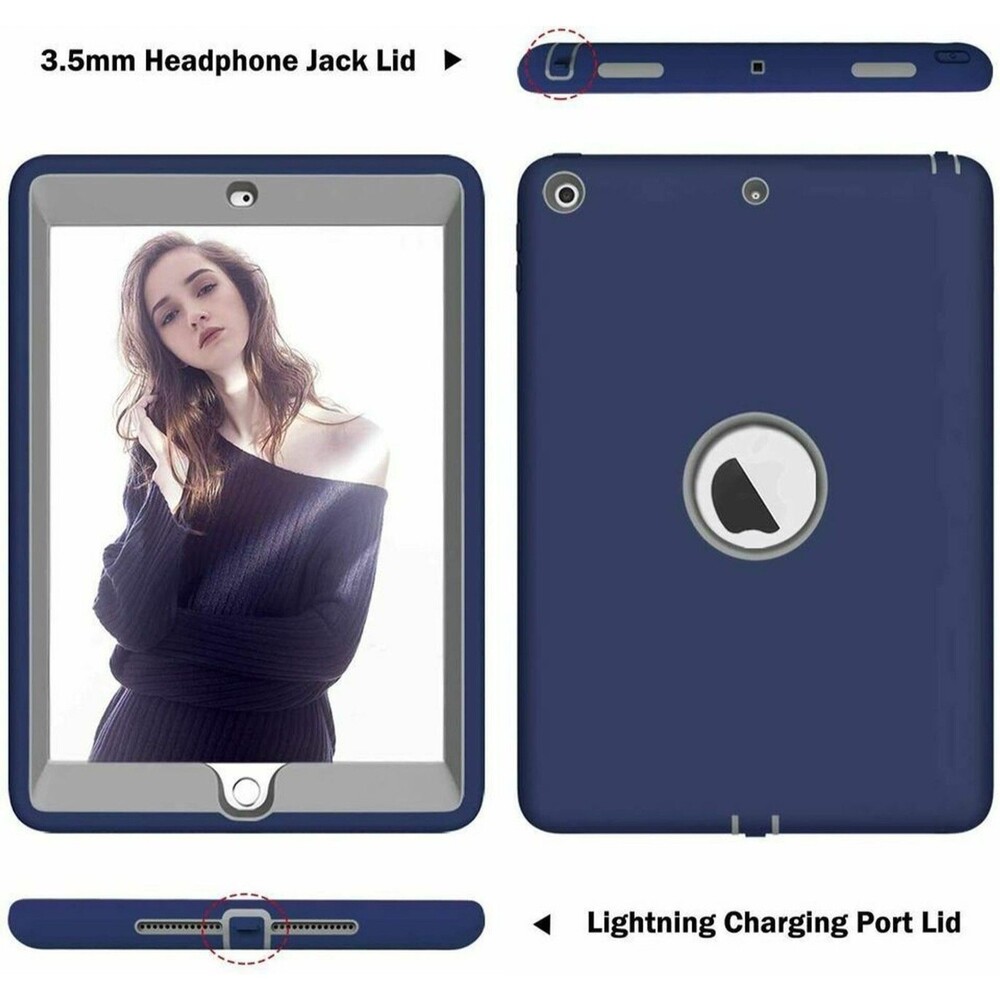 Hocase iPad 5th/6th Gen Case 2017/2018 High-Impact Resistant w/ Stand - Picture 2 of 10